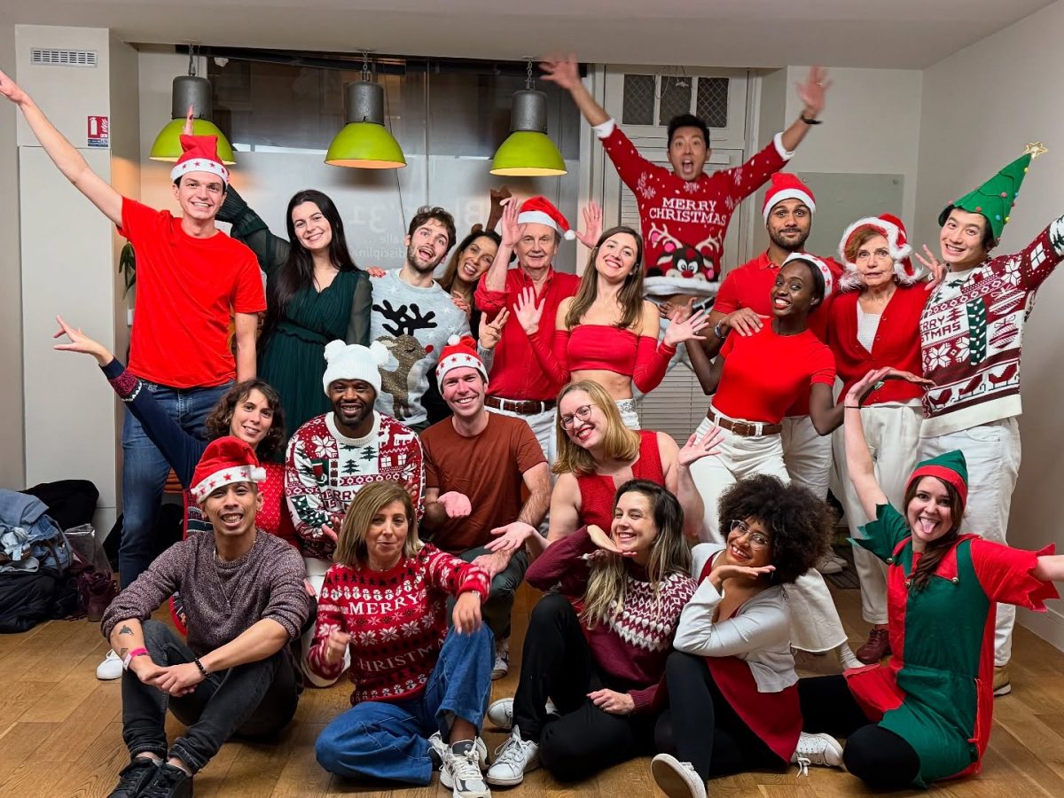 photo groupe élèves 2024 content noel joyeux