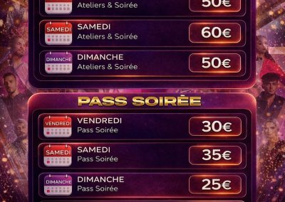 paris sensual movement dace life festival 2026 pass journée et pass soirée