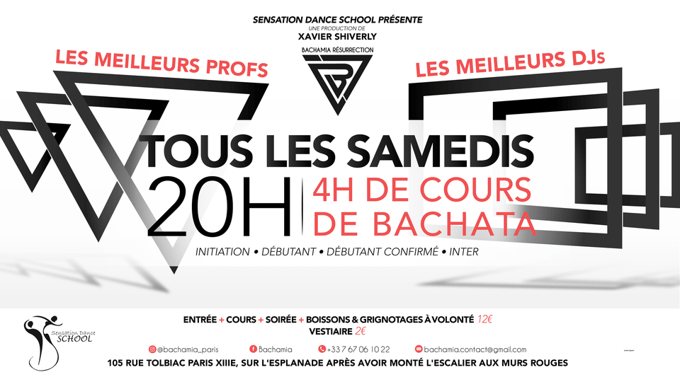 soirée bachamia paris 13 bachata