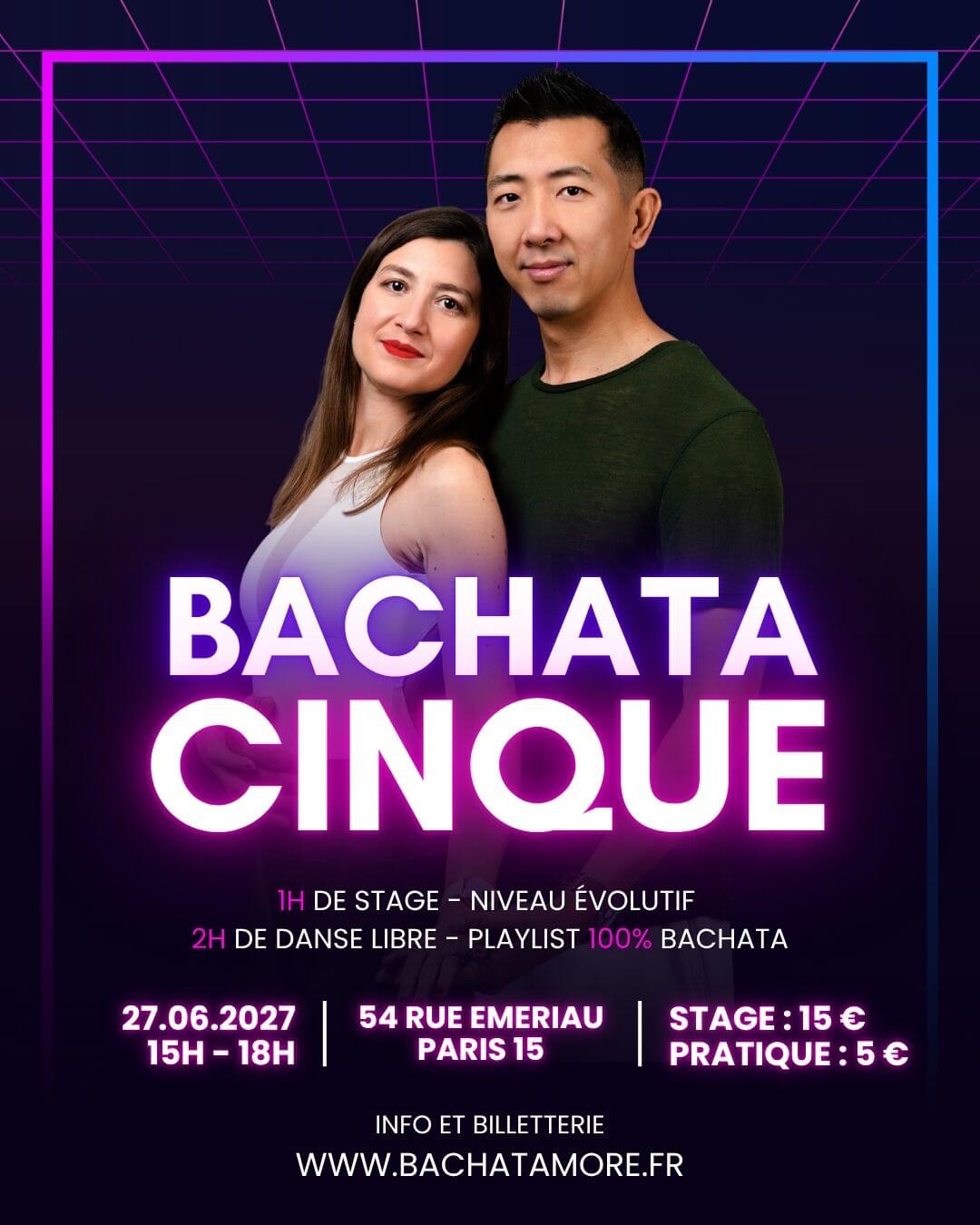 stage et pratique encadrée paris 15 bachata moderne guidage connexion aurélie stayfan juin 2027